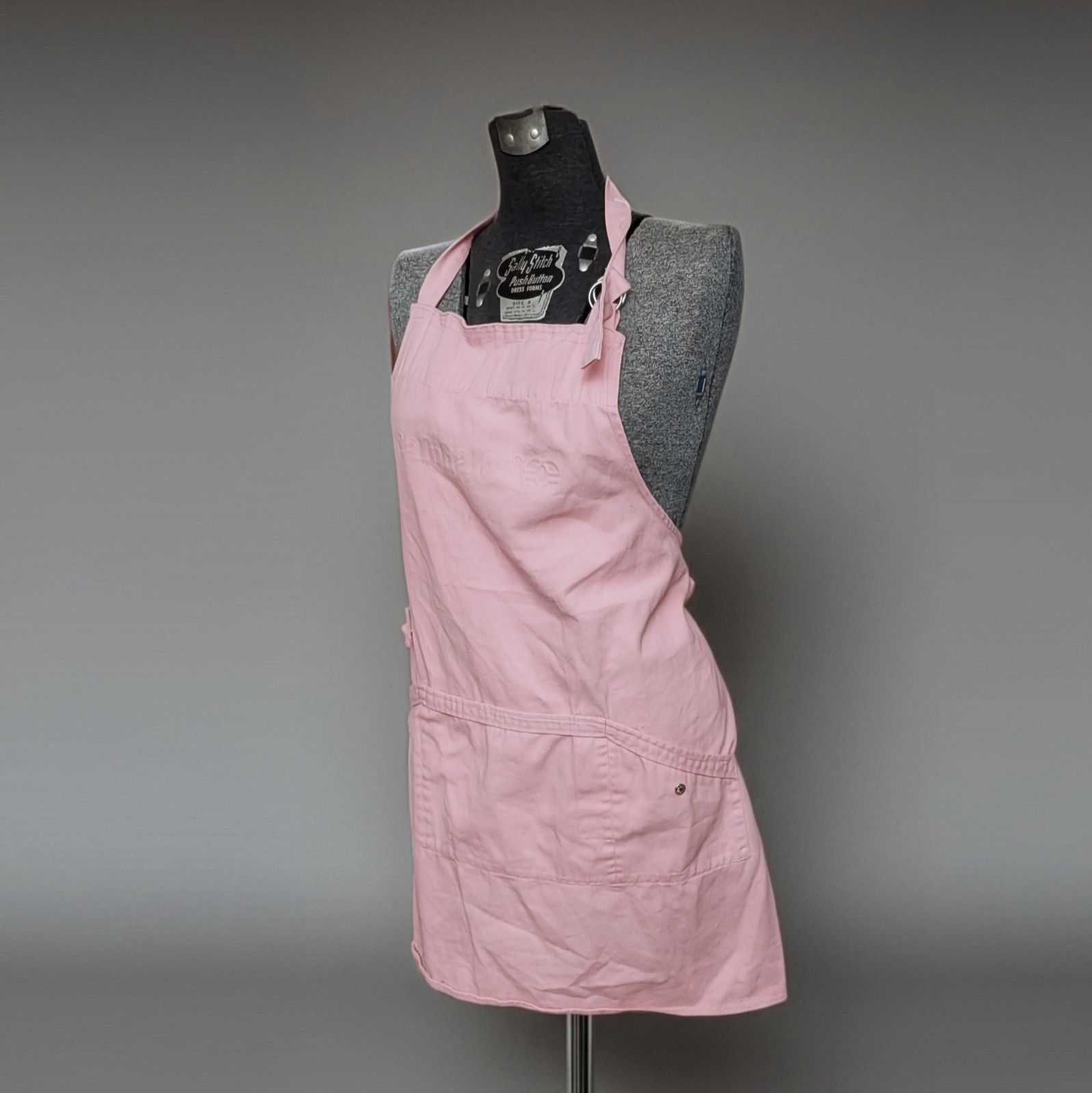 NWOT Calphalon Light Pink Heavyweight Cotton Canvas Apron - Free Size gallery