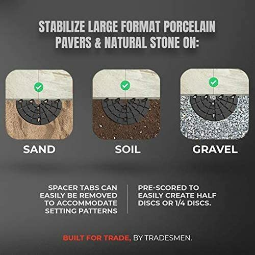 Eventile 1/8" Large Format Porcelain Tile Spacer and Natural Stone Paver Spacer gallery