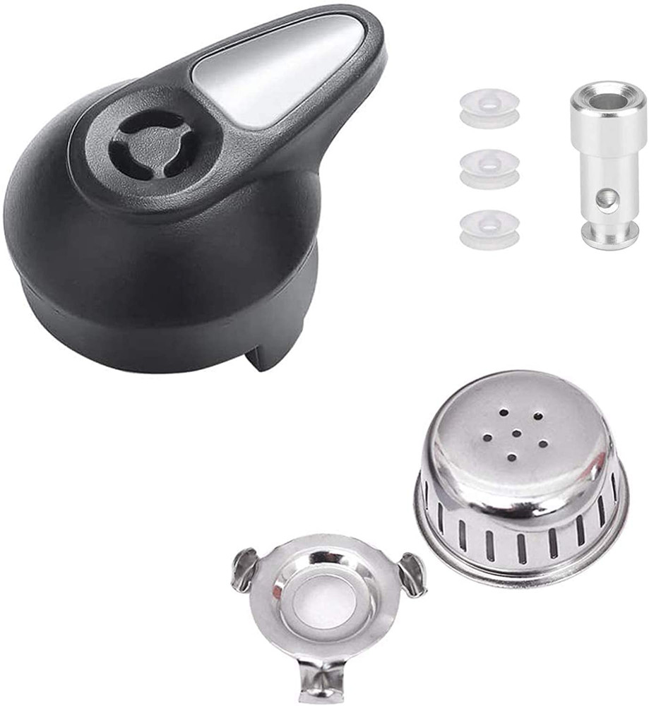 Steam Release Handle, Original Float Valve Replacement Parts with 3 Silicone Cap