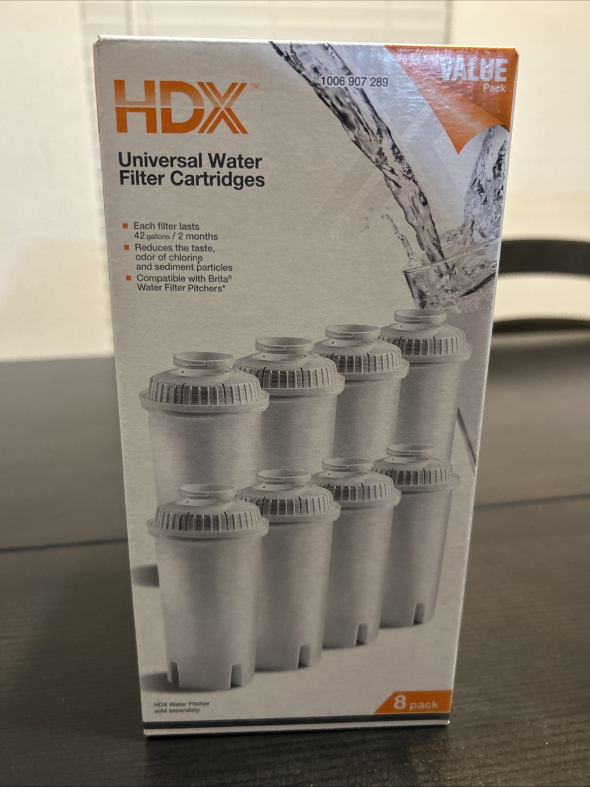 Water Pitcher Replacement Filter Cartridge Universal Fits Brita 8-Pack Filters gallery