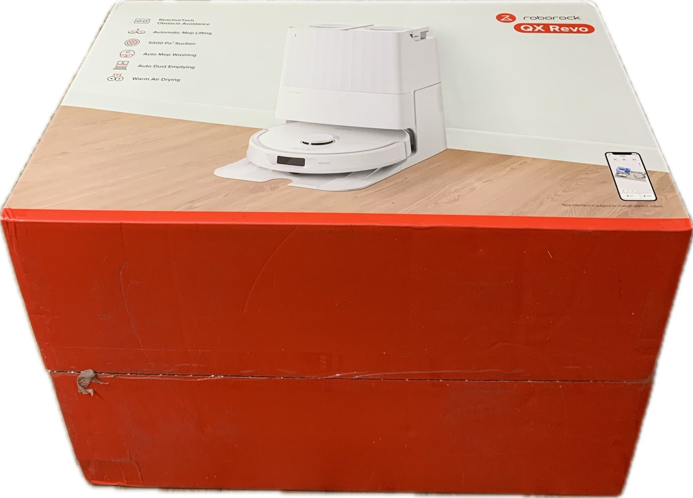 Roborock QX Revo Vacuum & Mop Robot with Multifunctional Dock – New – White gallery
