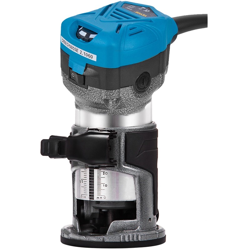 VEVOR 800W Max Torque Variable Speed 30,000RPM Compact Router with Collets gallery