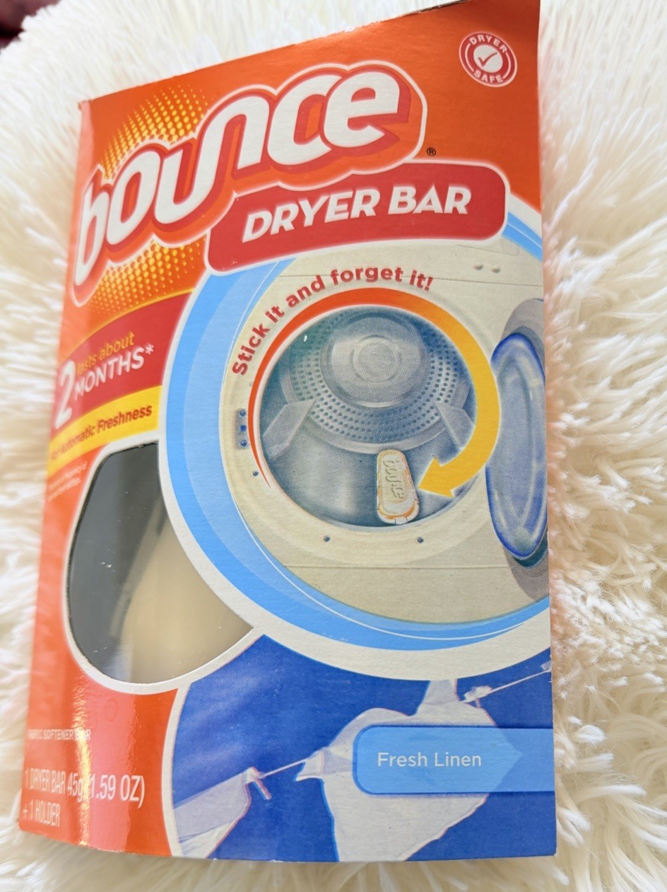 NEW Bounce Dryer Bar Starter Kit Lasts About 2 Months FRESH Linen Scent New gallery