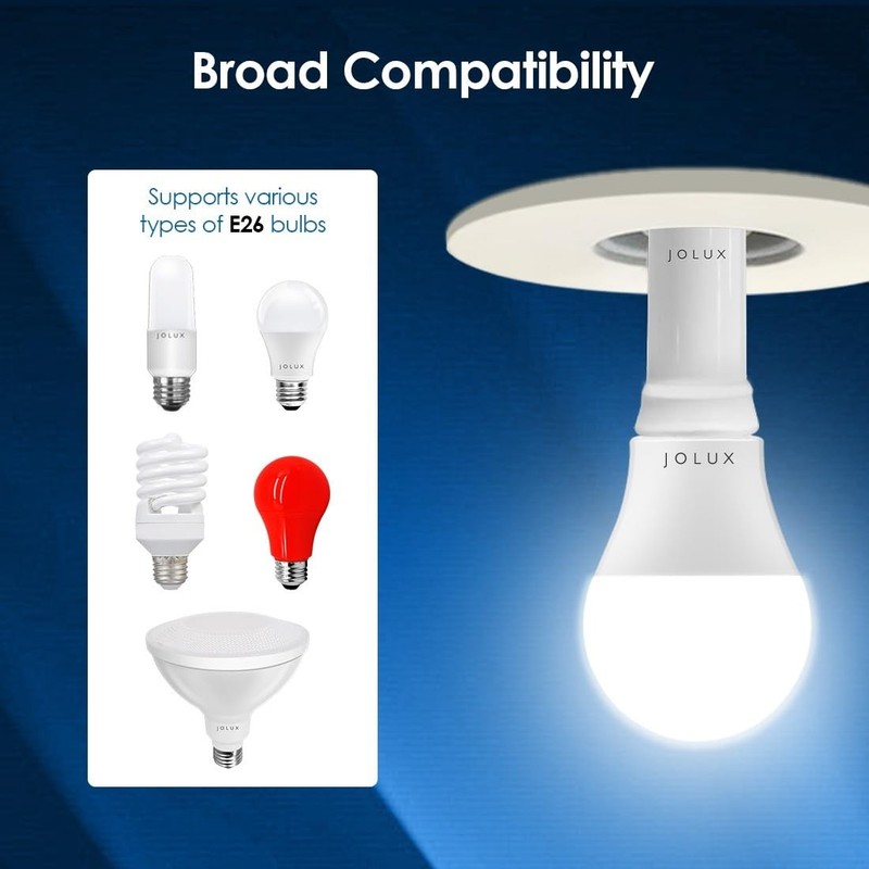 Light Socket Extender, E26 to E26 Lamp Bulb Socket Extension, Standard Medium gallery