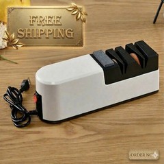 Electric Knife Sharpener Professional Kitchen Grinder & Sharpening Stone