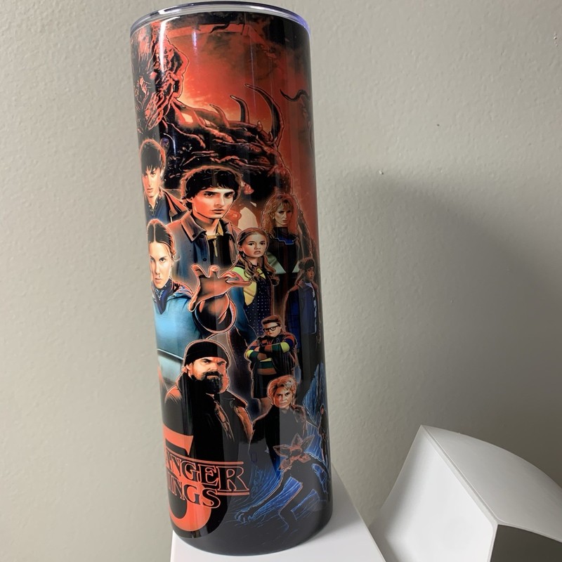 Stranger Things 20oz Double Wall Stainless Steel Tumbler Cup New gallery