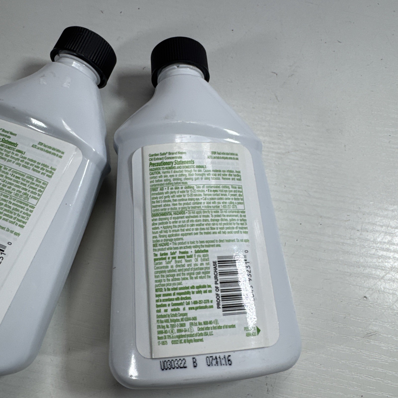 2 Pack! Garden Safe Neem Oil Extract Concentrate for Organic Gardening 2PACK! gallery