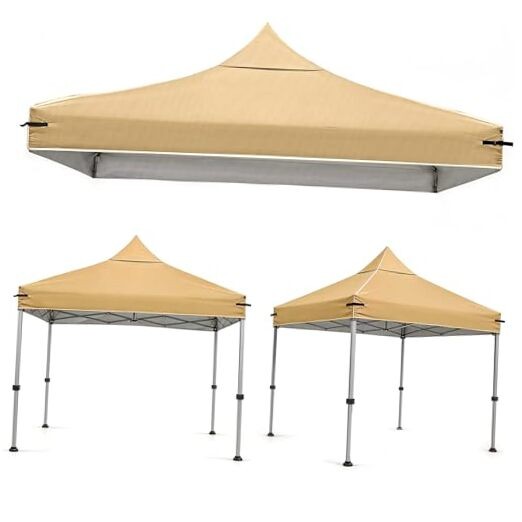 8x8 Canopy Replacement Top Cover for Straight Leg Frame with Center Support gallery