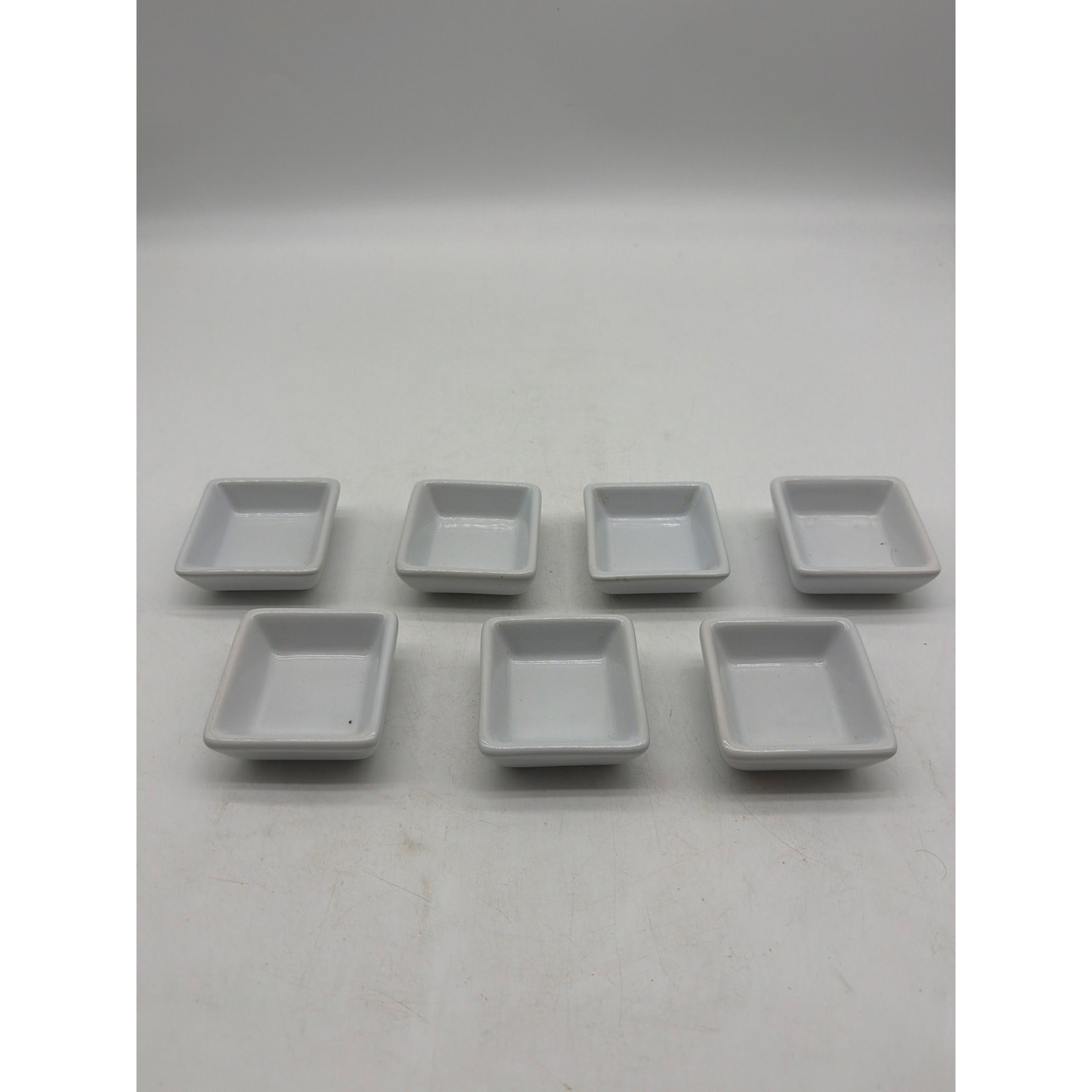 Pampered Chef Simple Additions Petite Squares Dip Bowls Set of 7 gallery