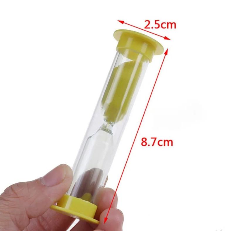 6pcs Sand Hourglass Teeth Brushing Timer for Kids – 2 Minute Sand Watch - NEW gallery
