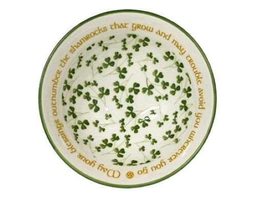 Irish Ceramic Bowl May Your Blessing Outnumber by Royal Tara gallery