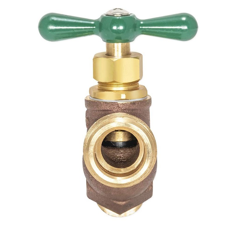 Heavy-Pattern No-Kink Hose Bibb Valve, 1/2 Inch MIP Connection, Brass Plumbin... gallery
