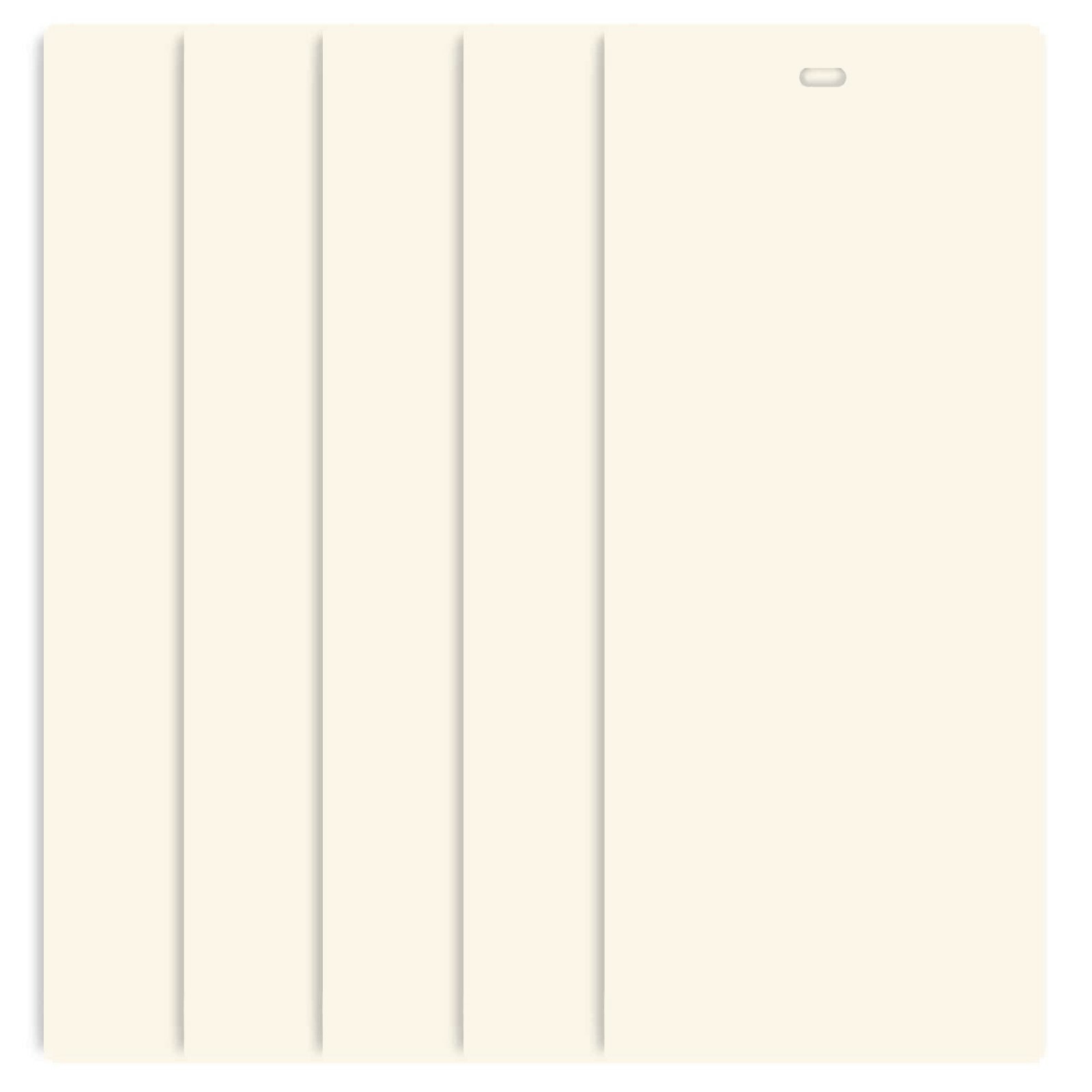Ivory Vertical Blind Slats Vanes Replacement Blinds House Kitchen 82.5" x 3.5" gallery