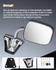 ROADFAR Side View Mirror Pair Fits 73-91 Chevy GMC Manual Chrome GM1321227 gallery