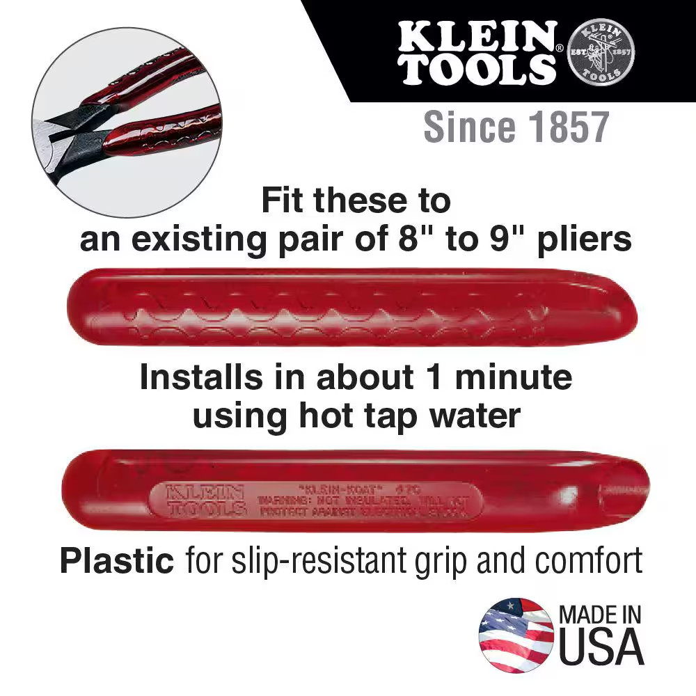 NEW Replacement Handles for 8 In. to 9 In. Pliers Durable Anti-Slip Grip Klein gallery