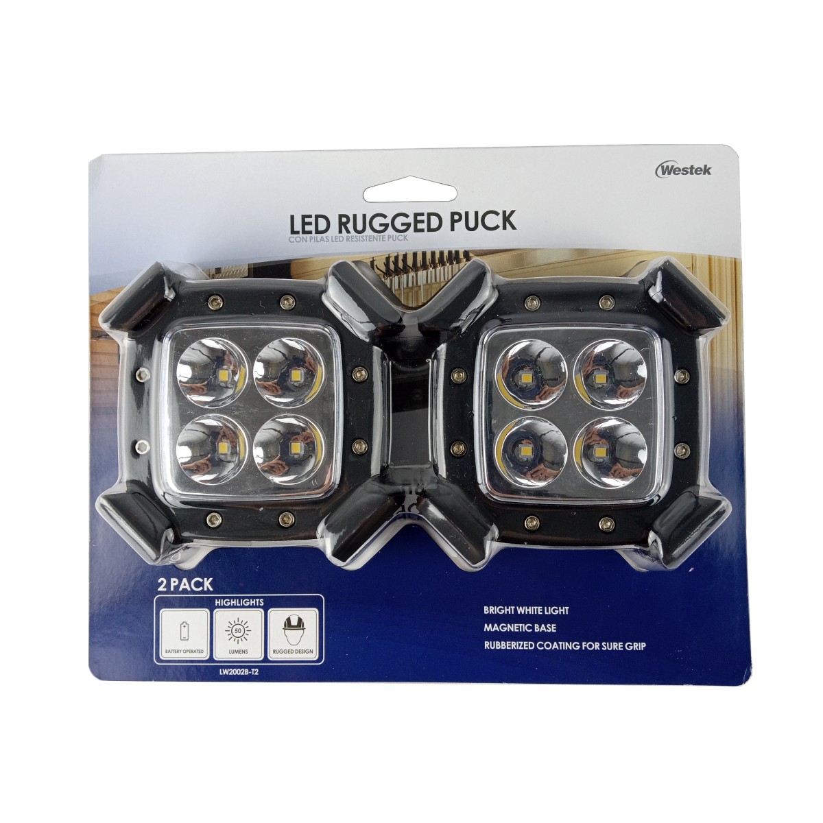 2 Pack Magnetic Battery LED Puck Light for Food Truck or Trailer gallery