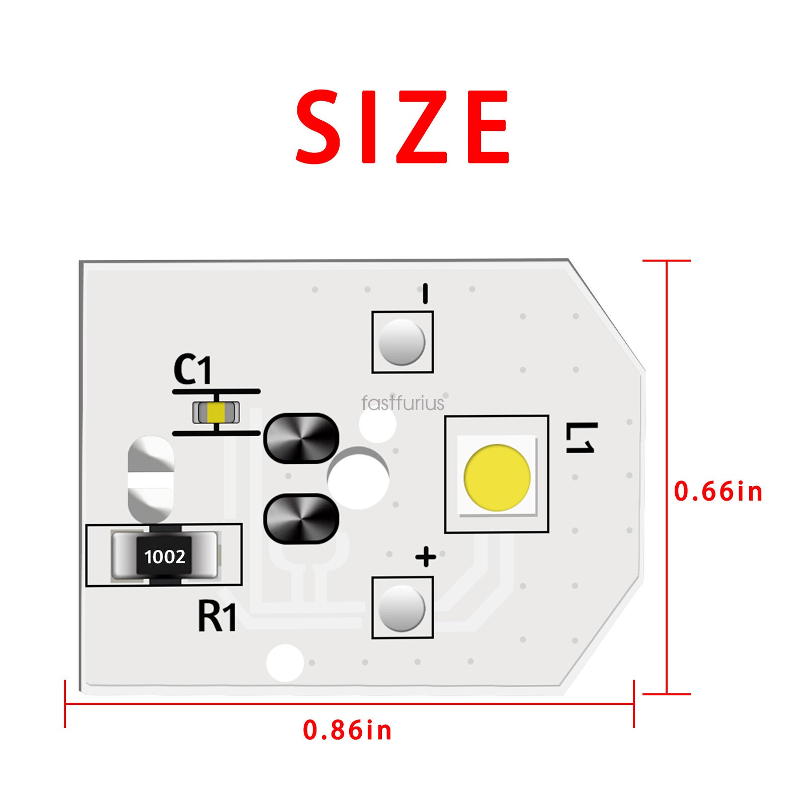 5 PCS Refrigerator Light Bulb WR55X25754 WR55X11132 Fits GE LED Light Replace gallery
