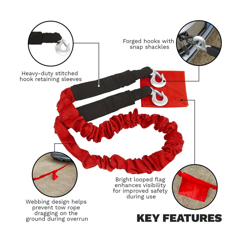 Sealey Tow Rope 5000kg Rolling Load Capacity TH5002 gallery