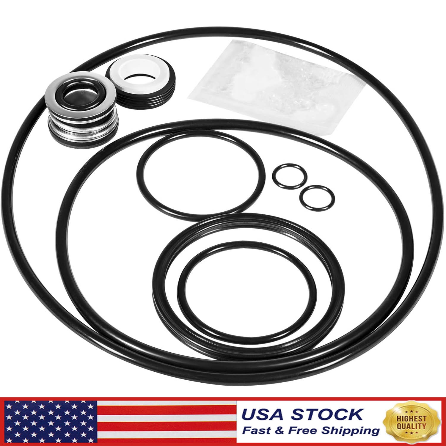 For Pentair SuperFlo SuperMax Kit 78 Pool Pump Gasket Seal O-Ring Rebuild Kit gallery