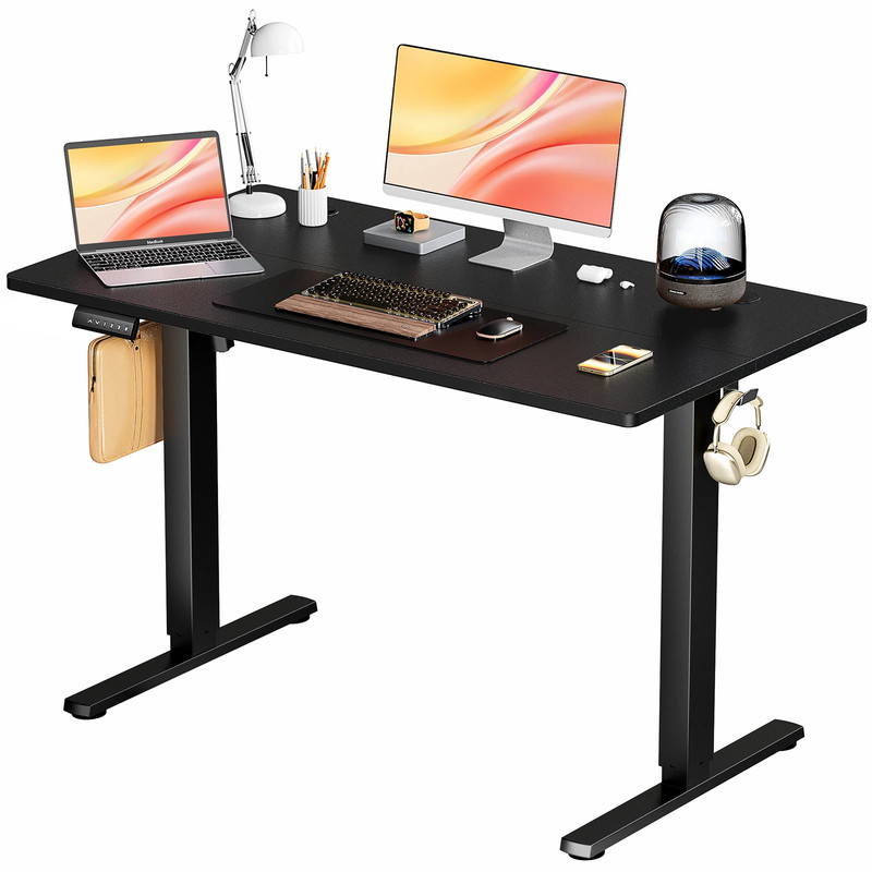 Electric Adjustable Height Standing Computer Desk Ergonomic Sit Stand Up Down gallery