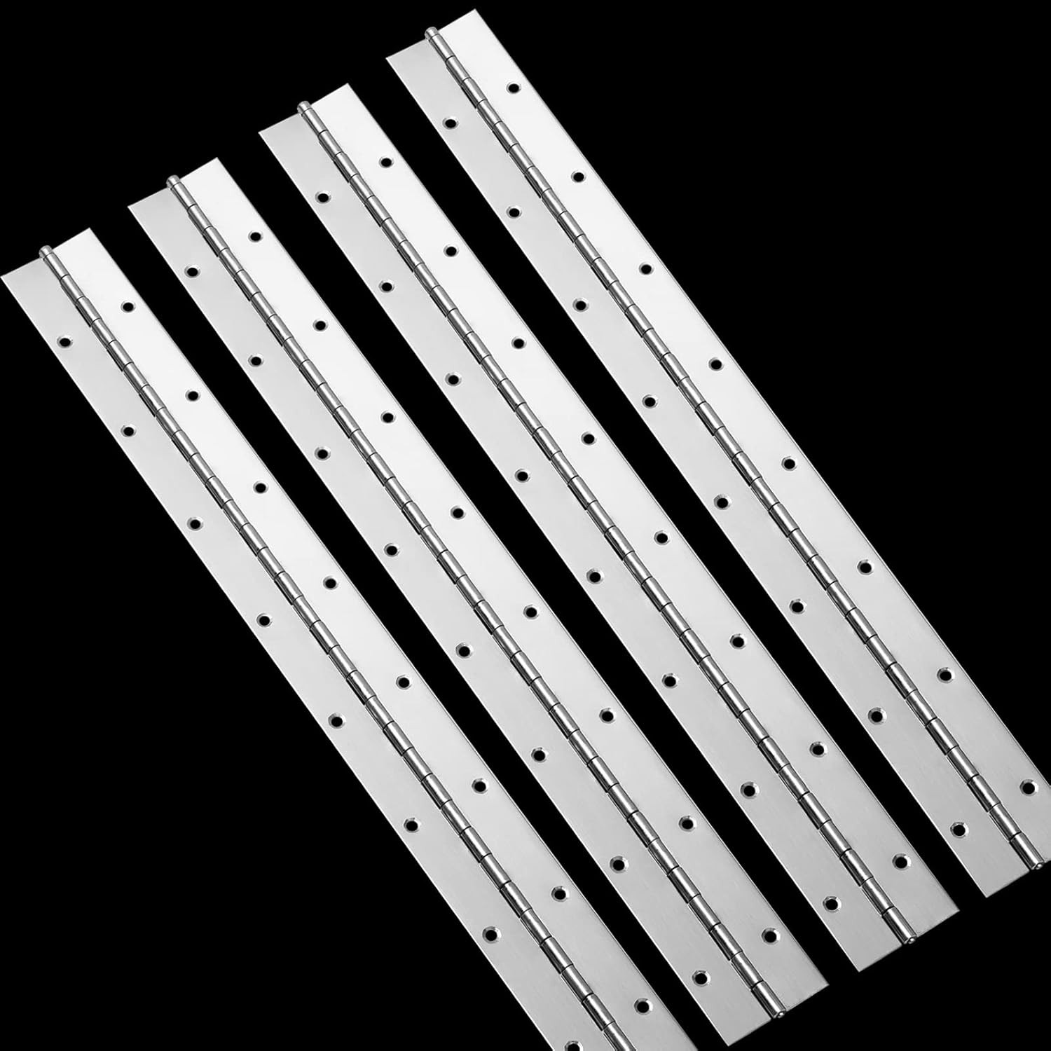 4PCS 18Inch Continuous & Piano Hinges, Heavy Duty Stainless Steel Piano Hinge, S gallery