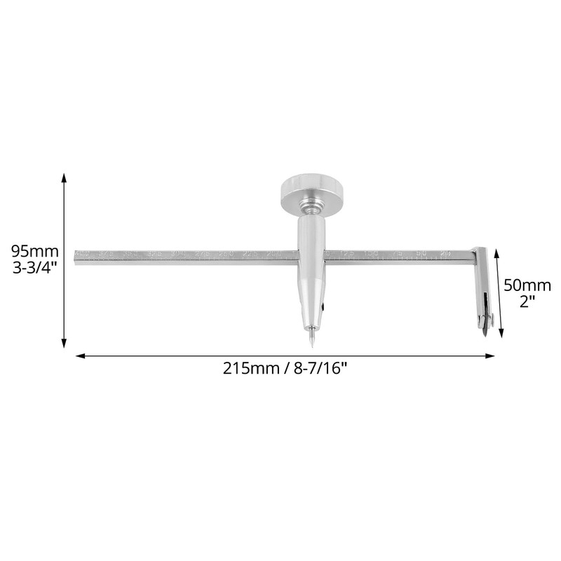 QWORK Durable Drywall Circle Cutter, Sturdy Metal Construction gallery