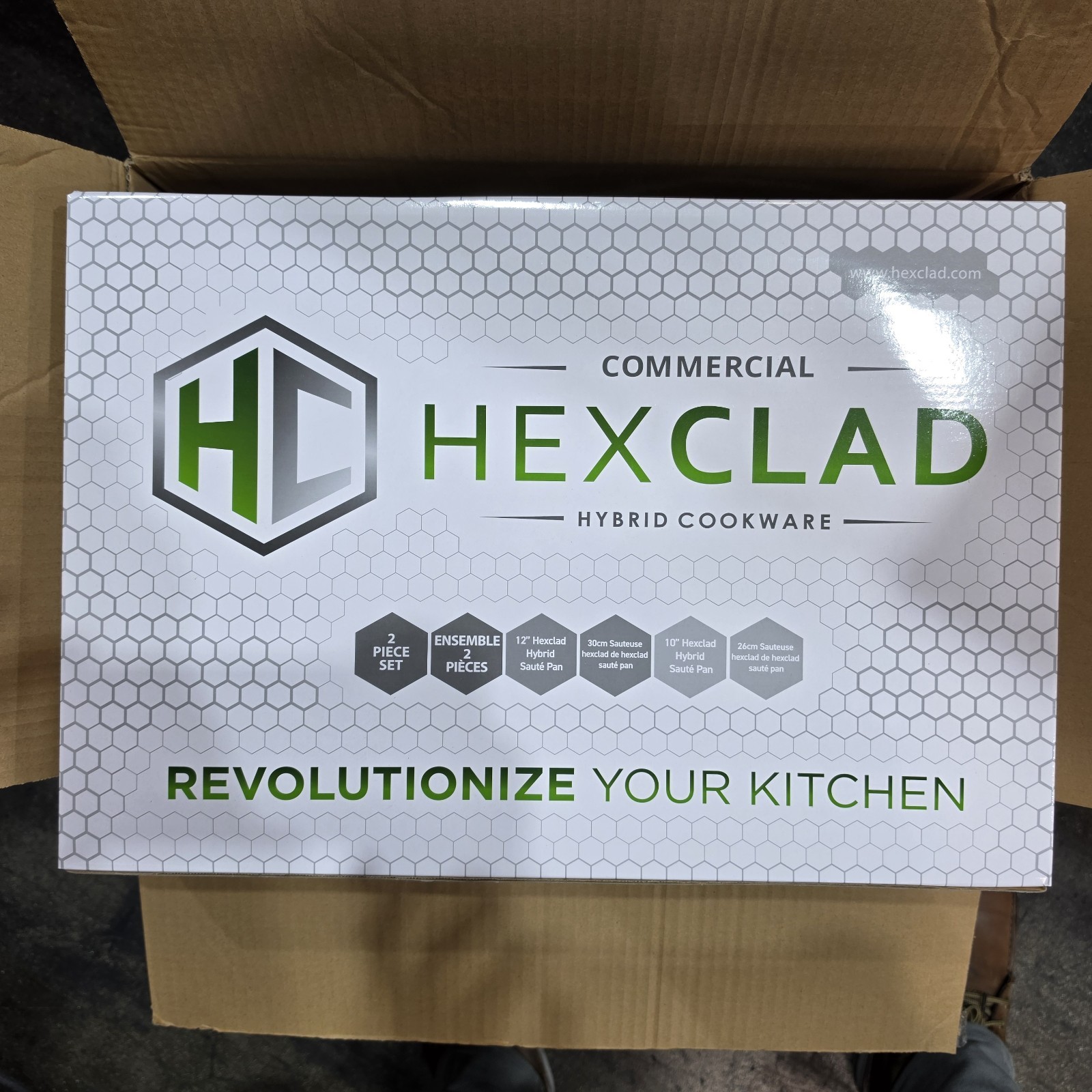 Hexclad - Pan Set - 10" and 12" Pieces gallery