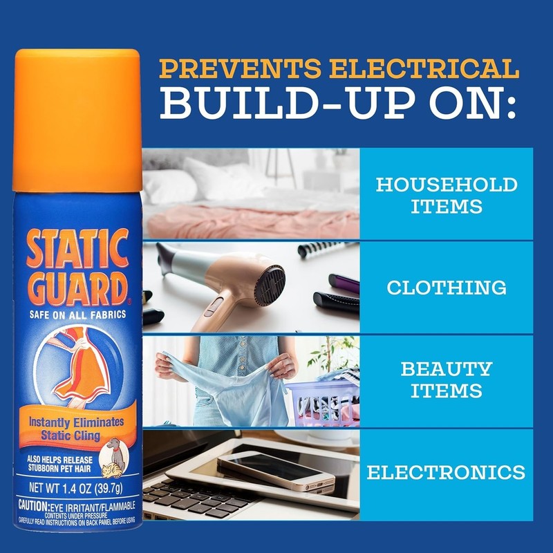 Static Guard Anti Static Spray - 1.4 Ounce Travel Size-Pack of 3- FREE SHIPPING! gallery