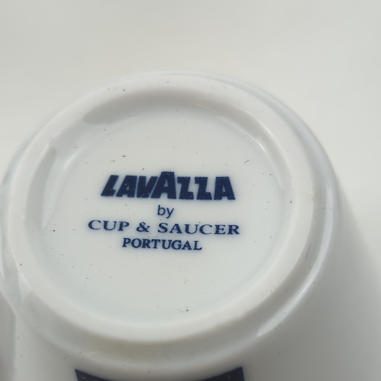 12 Lavazza Espresso Porcelain Coffee Demitasse 2" Cup Mug Blue Logo Tazze Caffe gallery