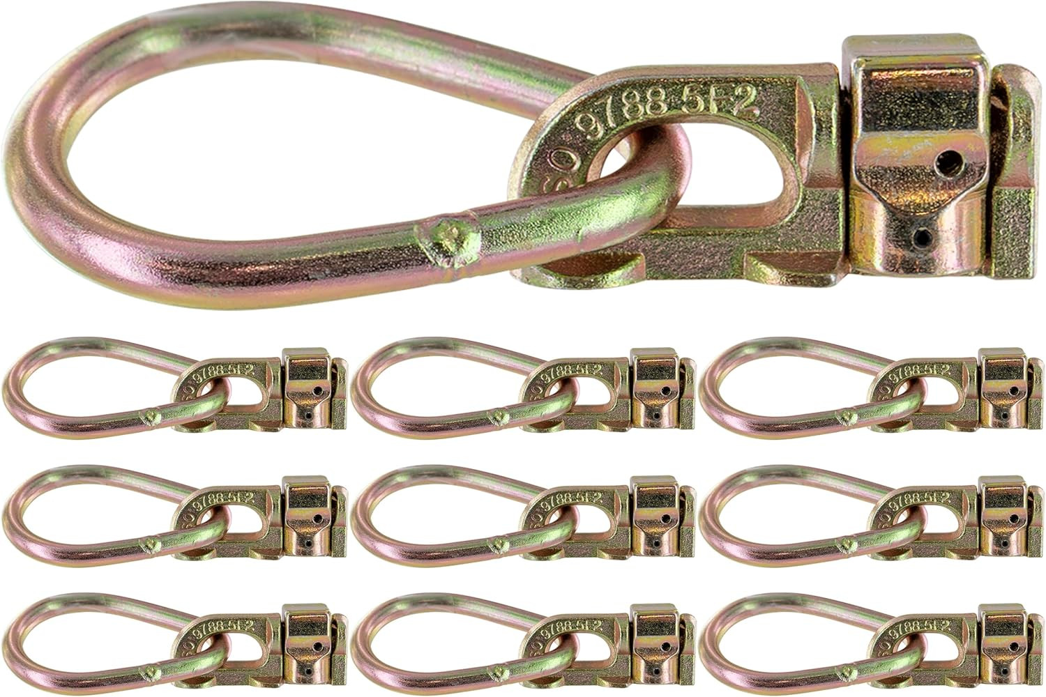 Double Stud L Track Fitting with Pear Link (10 Pack) 5,000 Pounds Break Strength gallery