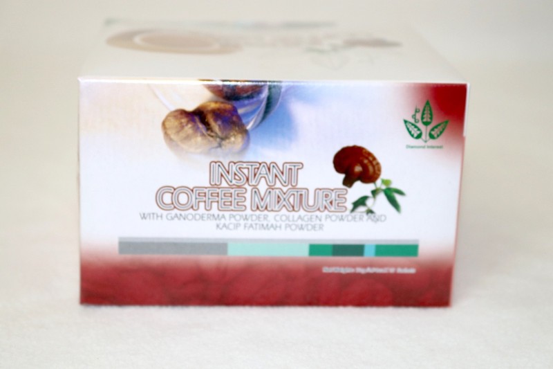 Ganoderma Mushroom Collagen Instant Coffee & KACIP Fatimah Powder 15 Sachet Box gallery