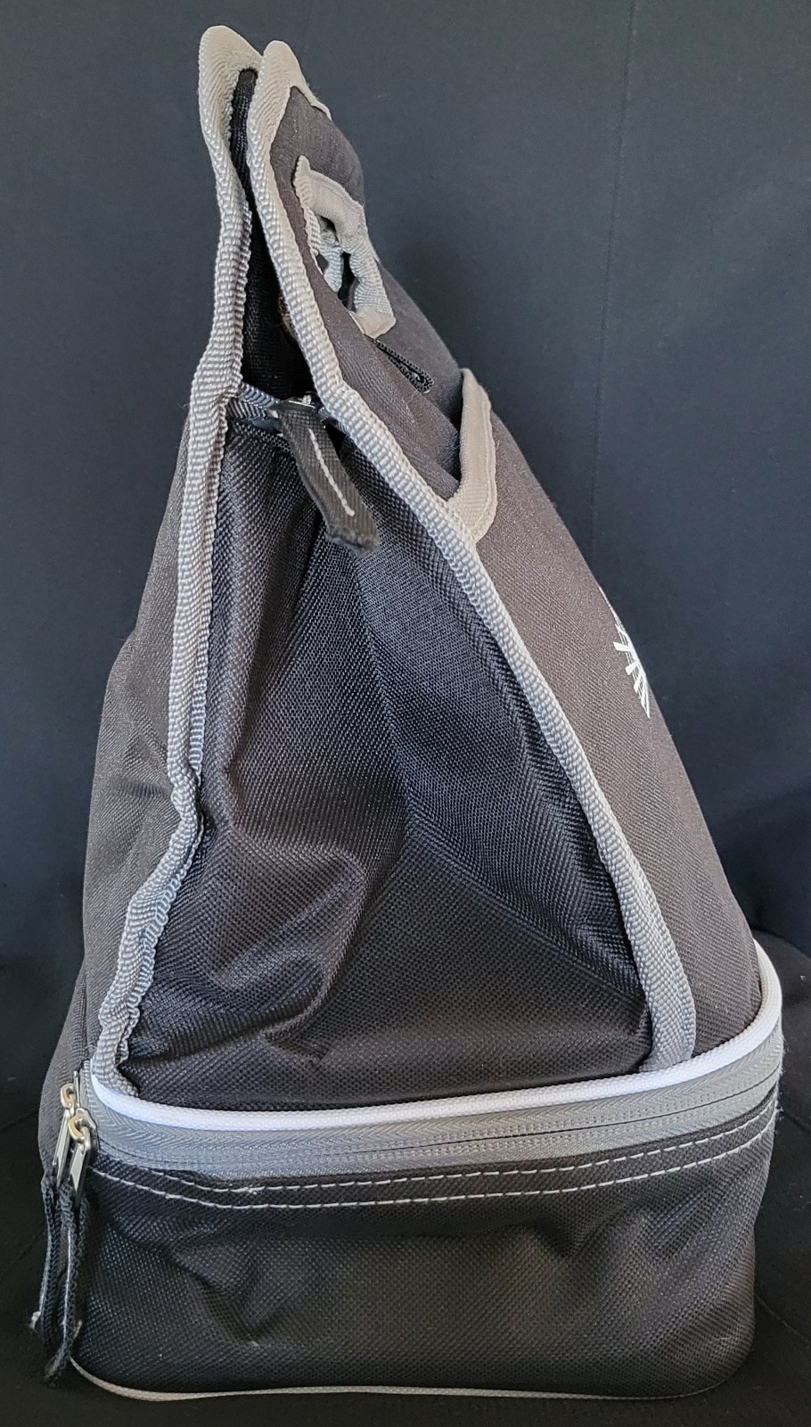 Koozie Insulated Lunch Box Cooler Zipper Top and Bottom Pocket 9.5"Lx6"Wx11"H gallery
