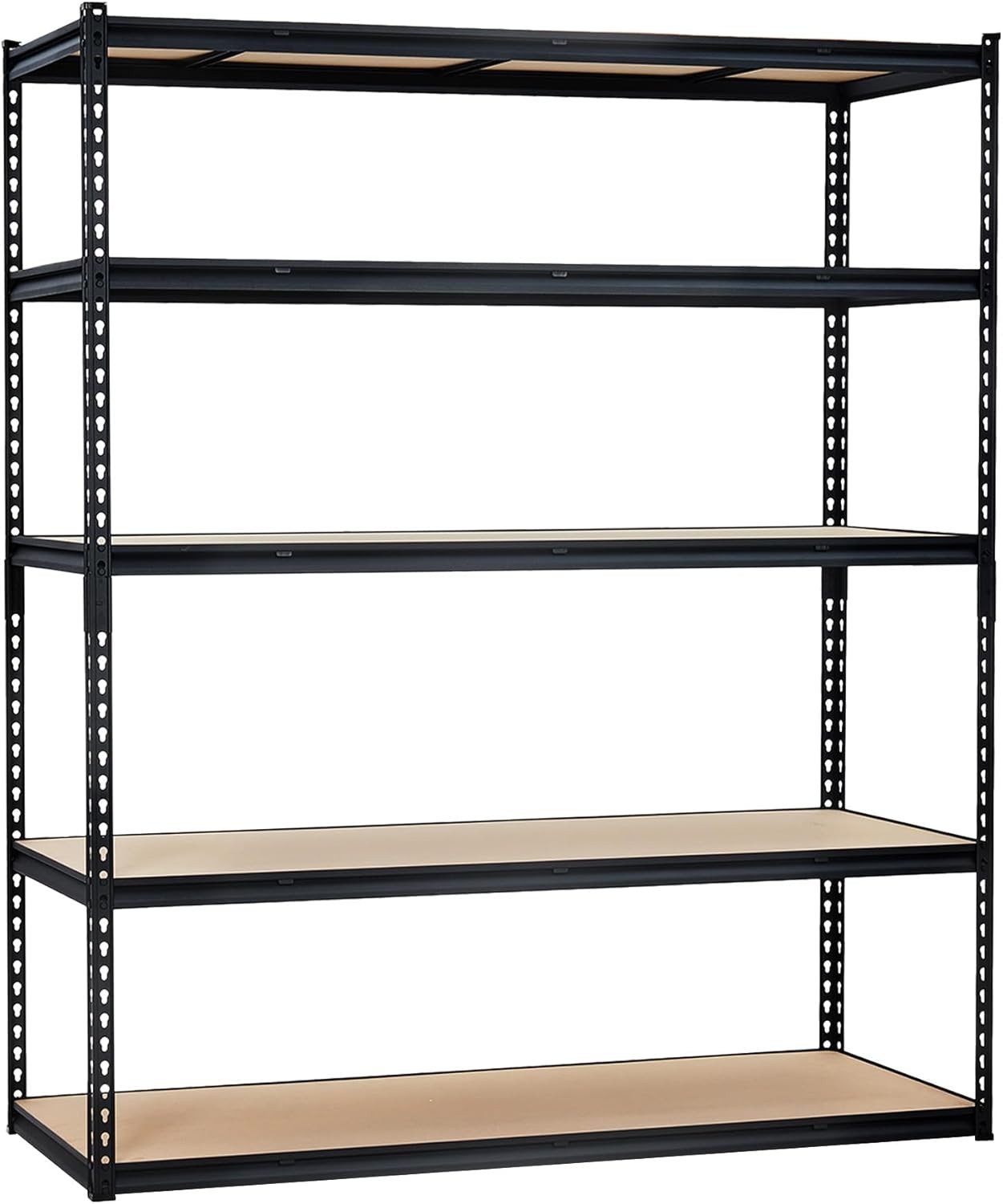 Storage Shelving Unit 5-Tier Adjustable Metal Storage Shelves 60" L x 24" W x gallery