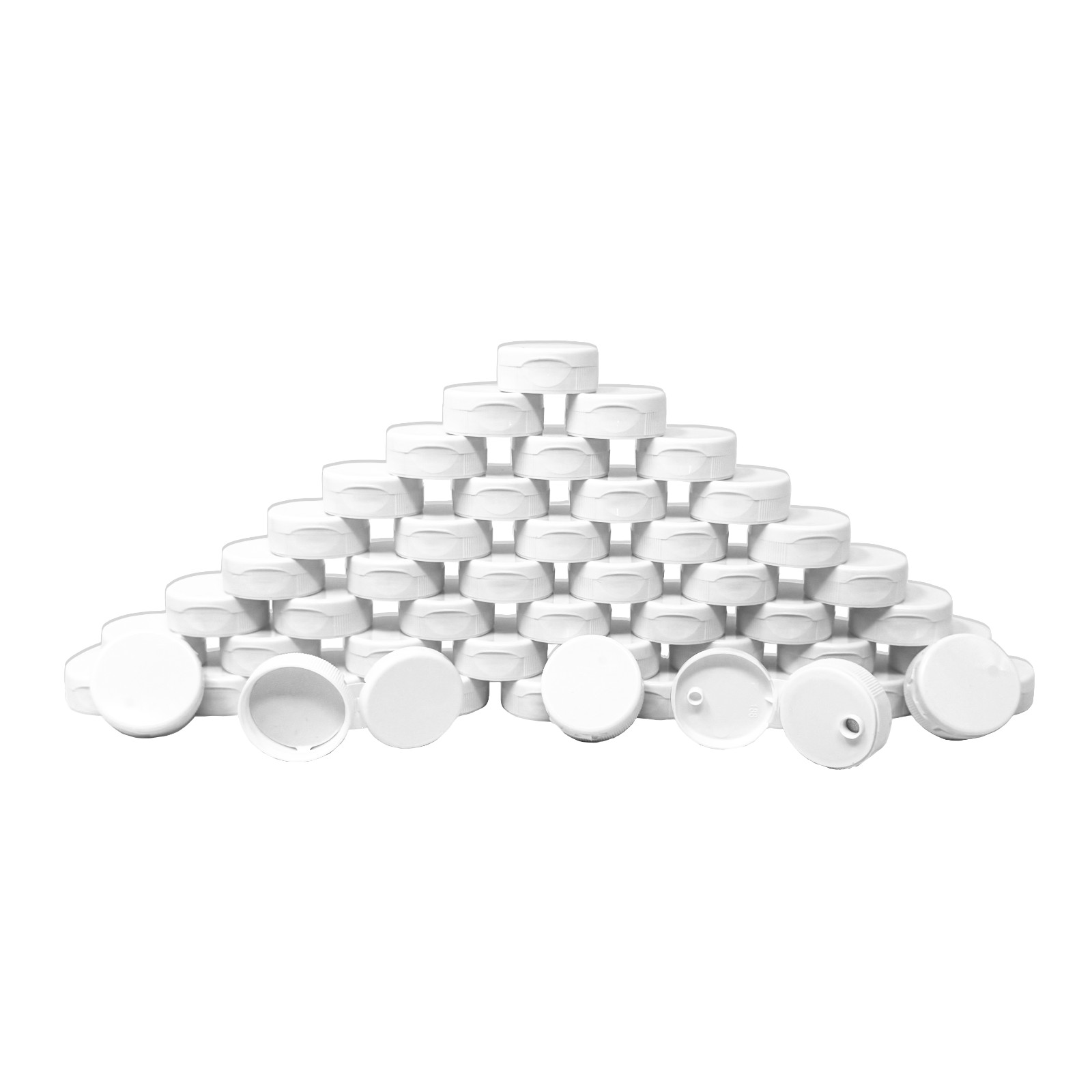 Clearview - 48 Pack, 38mm White Flip Top Honey Bear Replacement Lids - BPA Free gallery