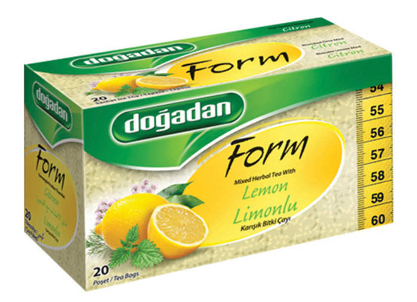 Dogadan Form Tea Lemon Mixed Herbal Slimming Tea Wellness Blend 20 Bag 20x10 pk gallery