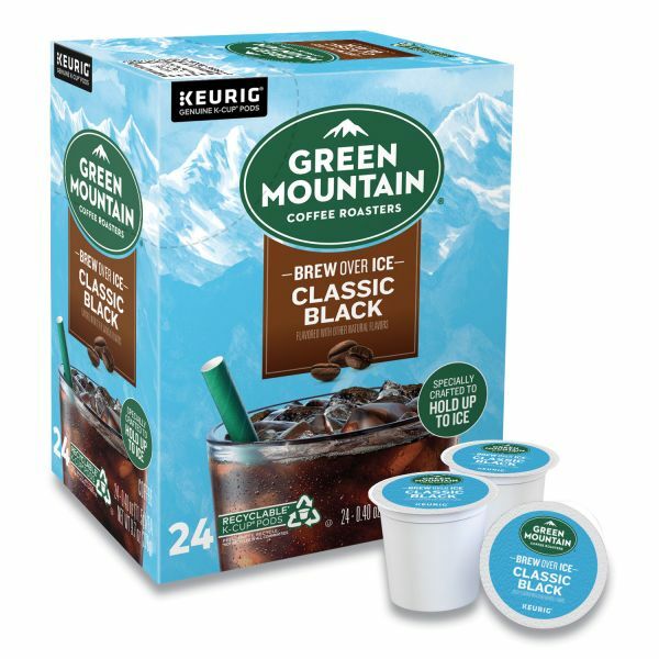 Green Mountain Brew Over Ice Classic Black Coffee 24 to 144 Count K cups gallery