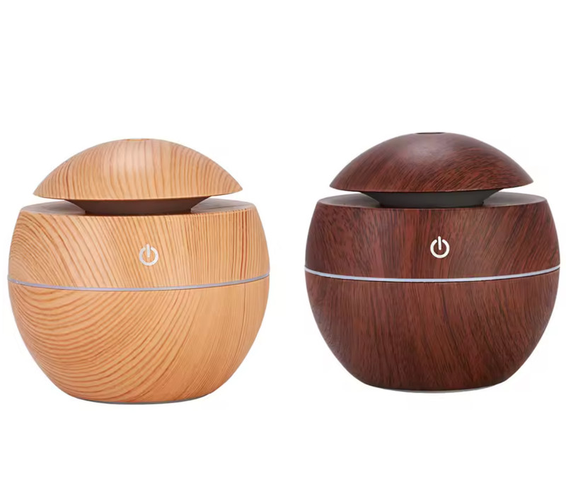 Humidifier Electric Air Aroma Diffuser Wood Ultrasonic Air Humidifier Essential gallery