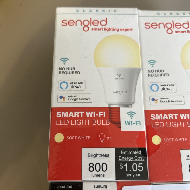 Sengled Smart LED Light Bulb Bluetooth For Alexa E26 A19 Soft White 800LM 4 Pack gallery