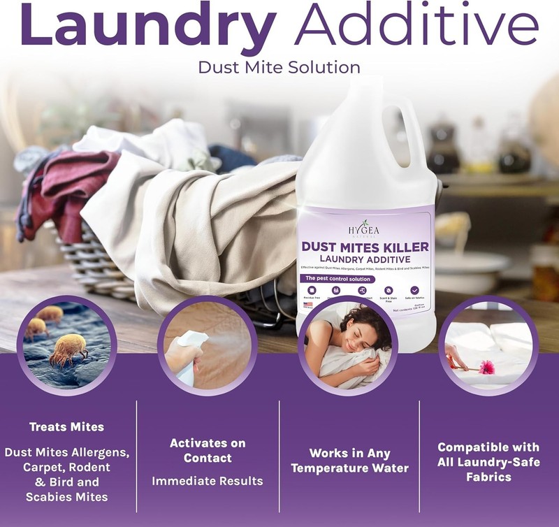 Dust Mite Laundry Additive - Cleaner, Allergen-Free Fabrics gallery