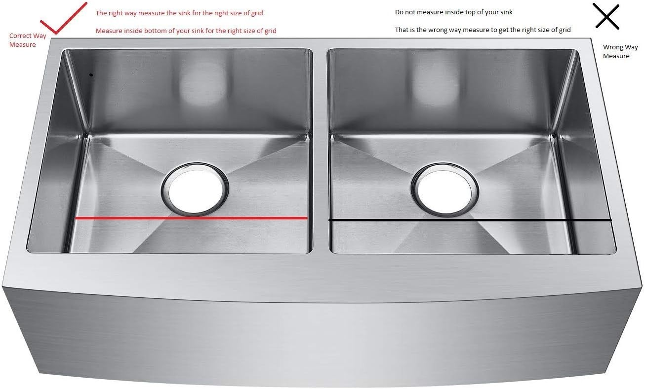 18" x 16" Stainless Steel Sink Bottom Grid Kitchen Sink Protector Rack gallery