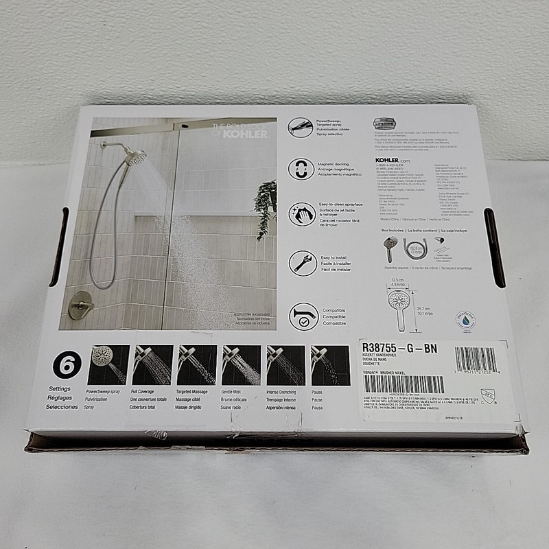 Kohler Assert Multifunction Handshower – Brushed Nickel Finish R38755-G-BN gallery