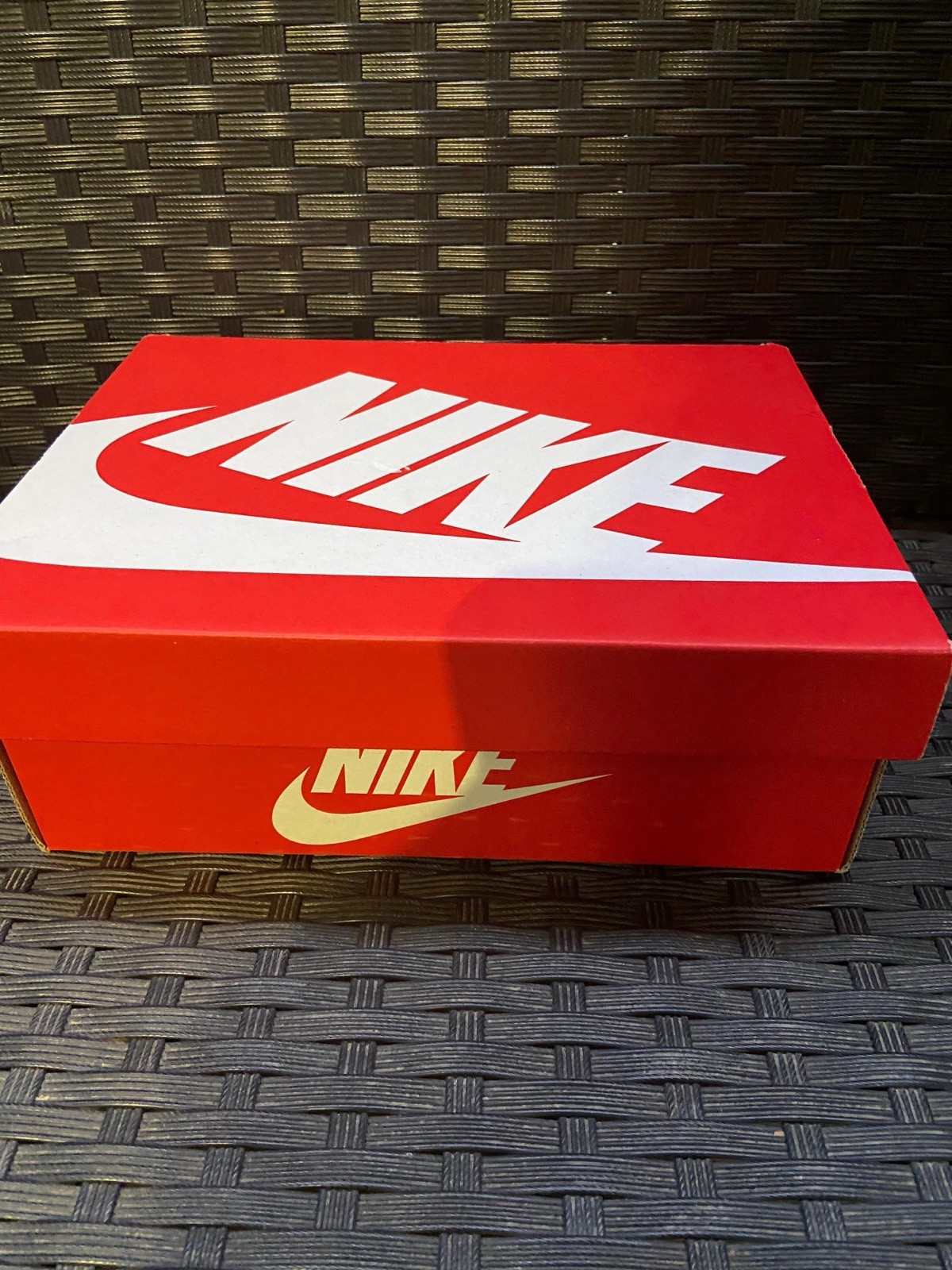 Nike Red White Cardboard Rectangle Gift Box Single Item Storage Organizer Shoe gallery