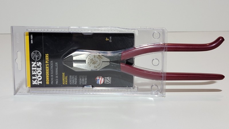 NEW! Klein Tools D201-7CSTA 9 inch Aggressive Knurl Ironworkers Pliers - NIB gallery