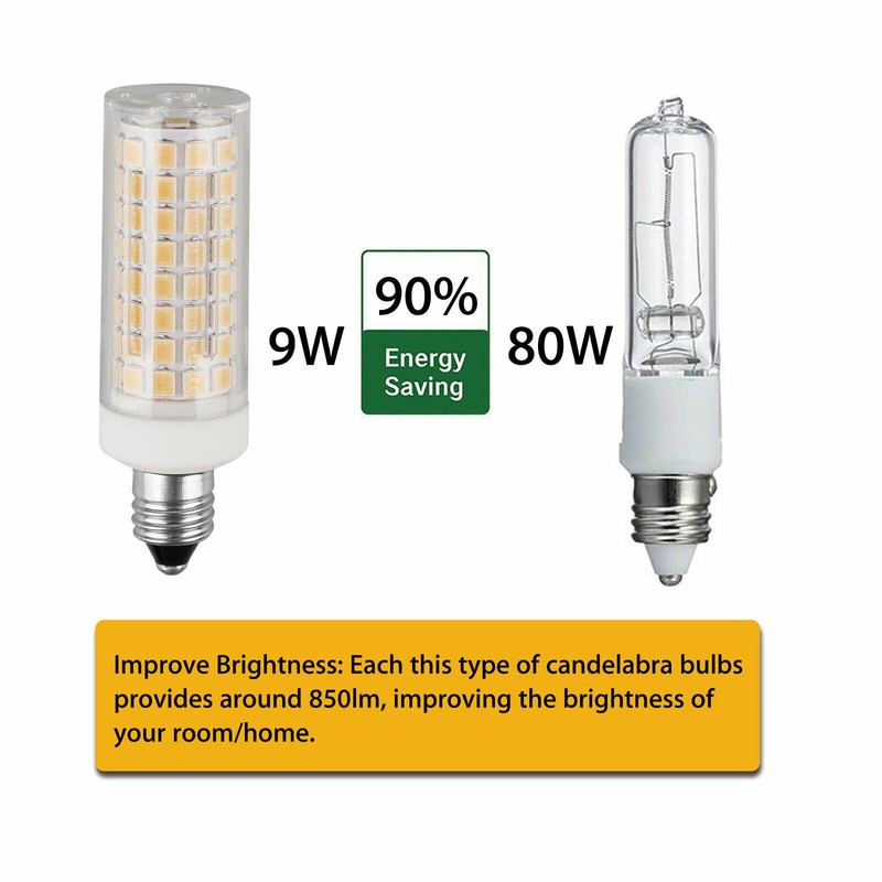 Dimmable 12w Led Corn Light Bulb E12 Smd 220v Lamp G4 Mini Daylight 360° Ceramic gallery