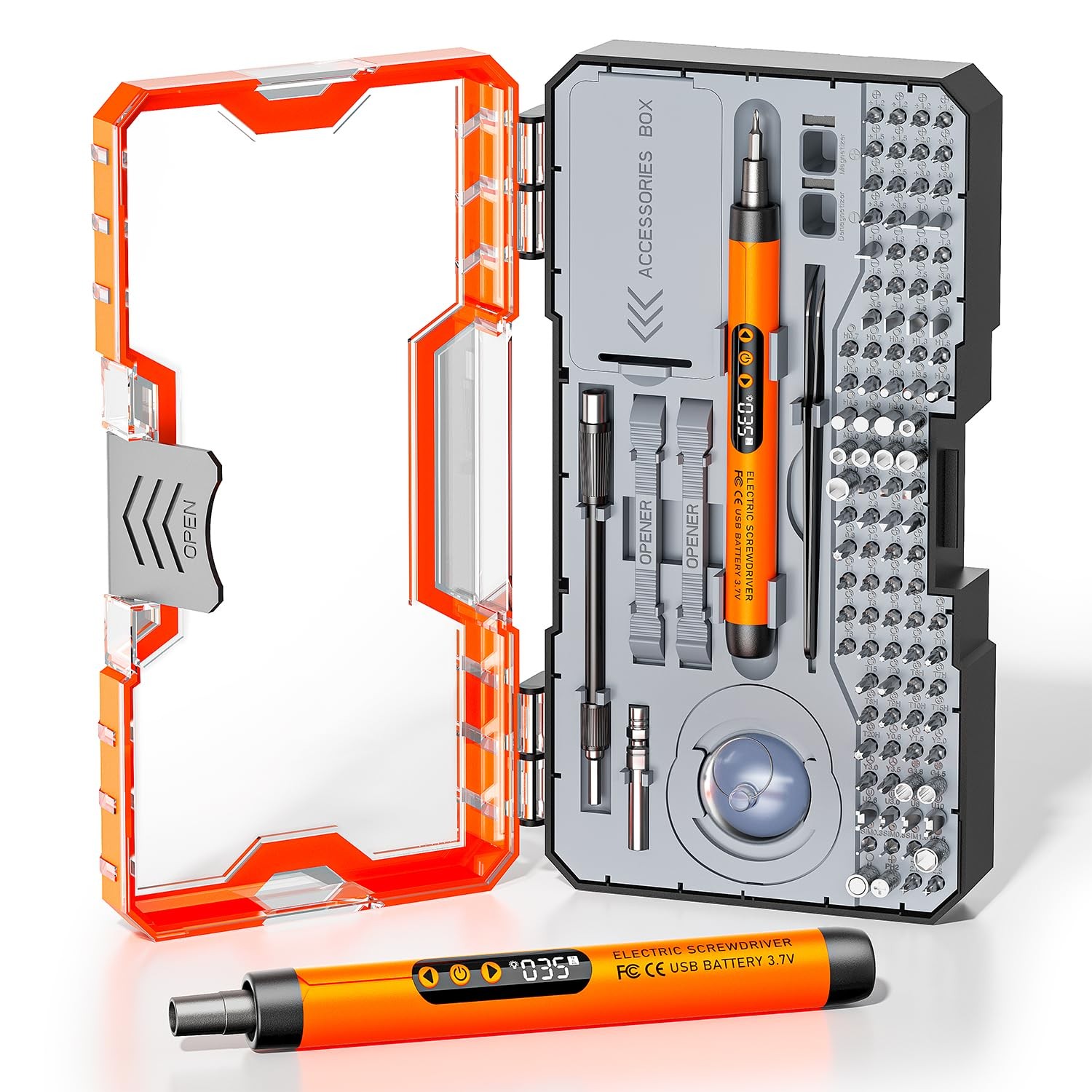 120-IN-1 Mini Electric Screwdriver Set is a comprehensive electric precision ... gallery