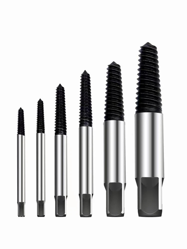 New6Pcs Screw Extractor Set Hex Head Multi-Spline Easy Out Bolt Extractor Set gallery