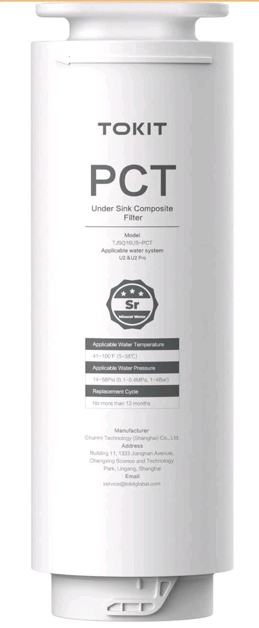 TOKIT PCT Replacement Filter for U2&U2 Pro, NSF/ANSI 58 Certified, Reduce... gallery