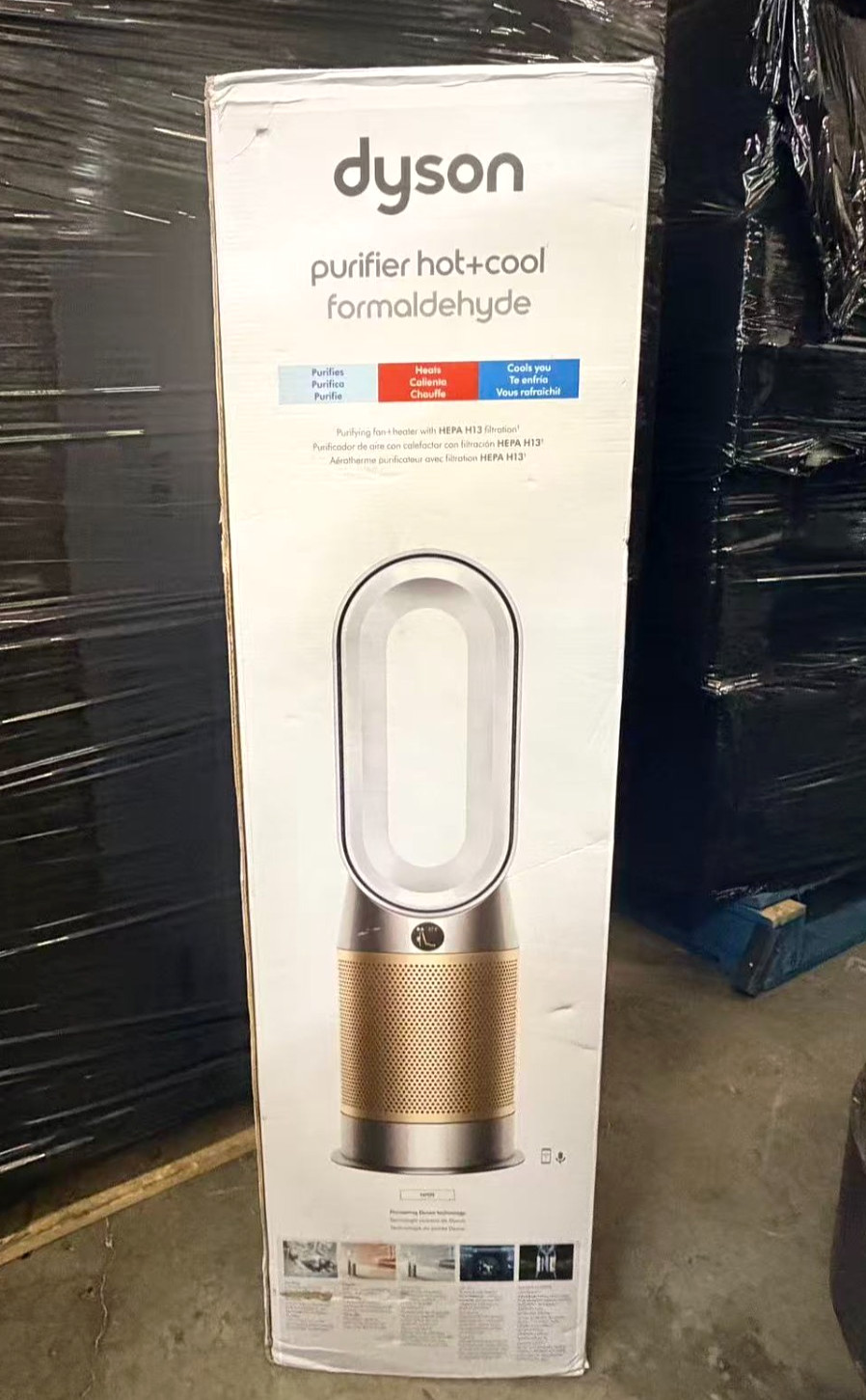 Dyson Purifier Hot+Cool Formaldehyde Purifying Fan HP09 (White/Gold) - OPEN BOX gallery