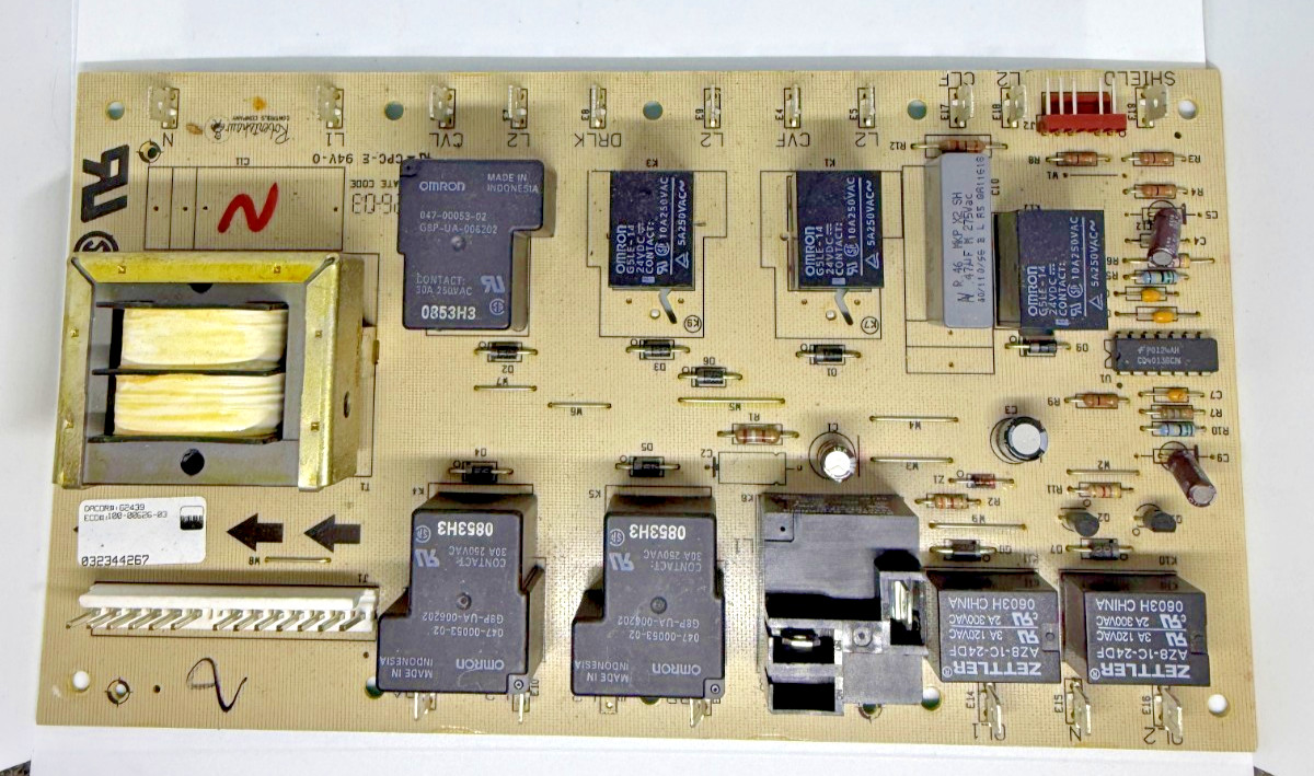 Dacor 82439 Upper Oven Relay Control Board ECCB-186-00626-03 OEM ECS227SCH gallery