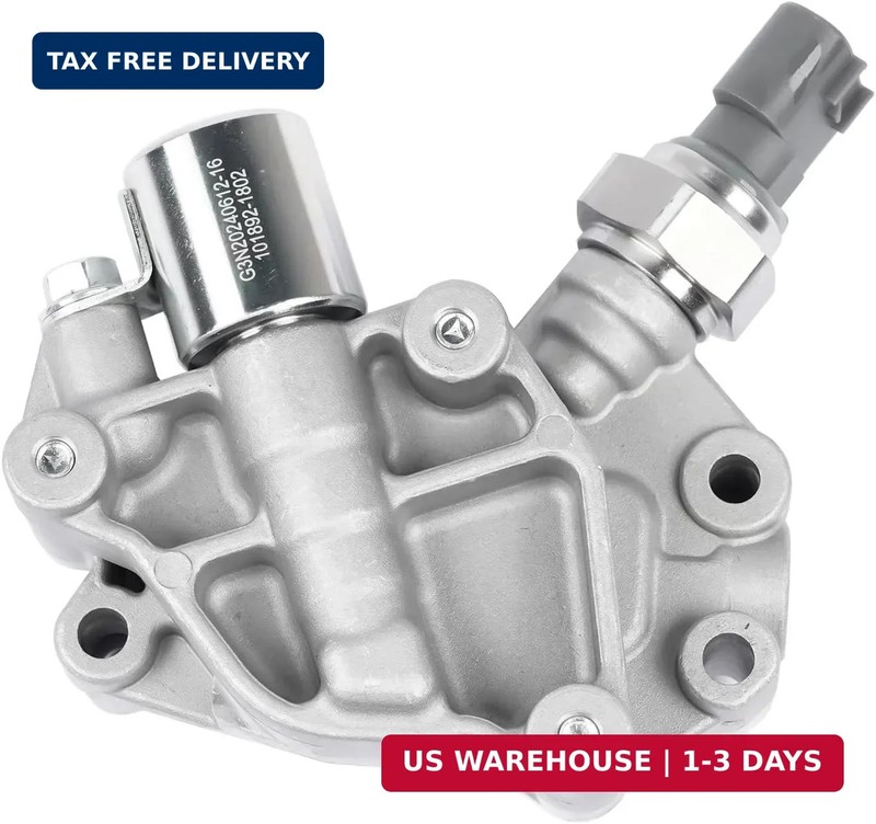 15810-RKB-J01 VVT Engine Variable Valve Timing Solenoid with Gasket Replacement gallery